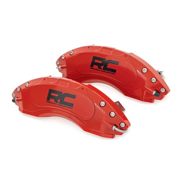 Rough Country Caliper Cover - Red - Toyota Tacoma 2WD 4WD (2005-2023)