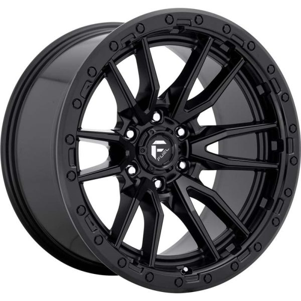 Fuel Rebel Wheel - Matte Black - 20x9 - 6x5.5 -+1mm