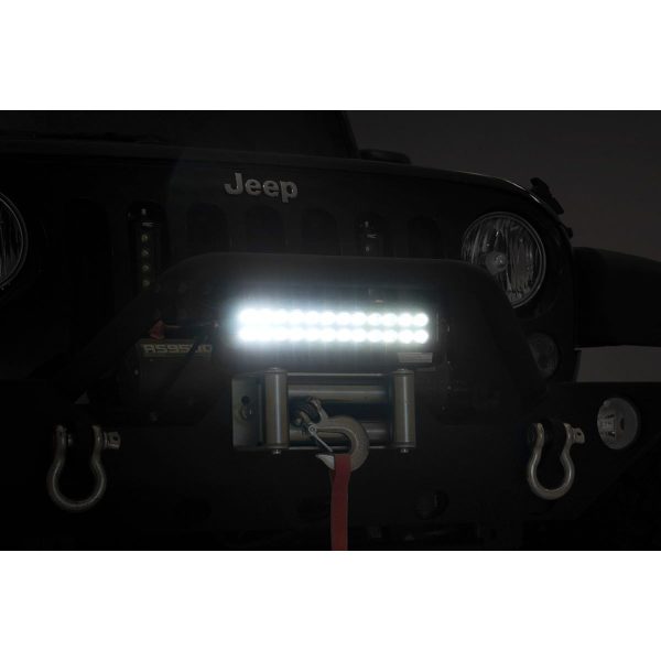 Rough Country Black Series LED Light - 12 Inch - Dual Row