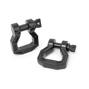 Rough Country D-Ring - Forged - Pair - Black