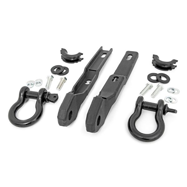 Tow Hook Brackets - D-Ring Combo - Nissan Titan 2WD 4WD (2017-2023)