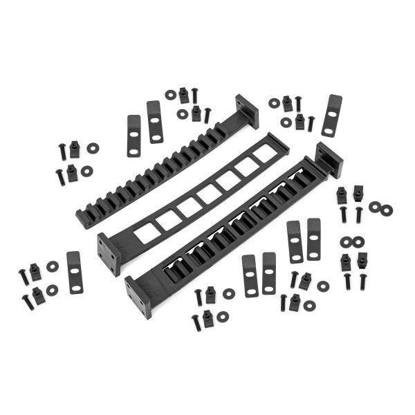 Rubber Molle Panel Clamp Kit - Universal - Up to 15" - 2-Clamp Sets