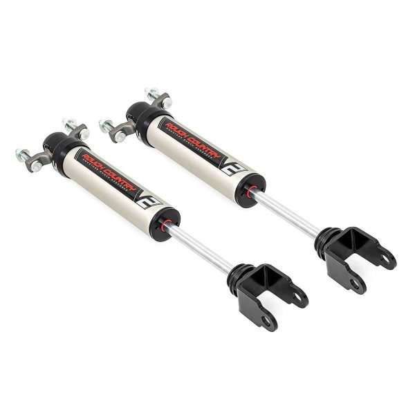 Rough Country V2 Front Shocks - 3.5-4.5 in. - Chevy GMC 2500HD 3500HD (11-23)