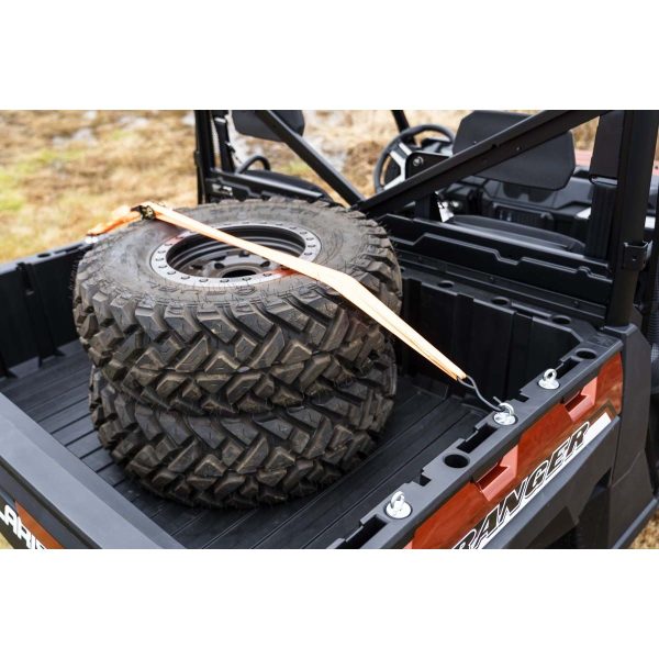 Rough Country Bed Tie Down Kit - 1-7 16 in Diameter - 5 Pieces - Polaris Ranger 1000XP 900XP (14-20)