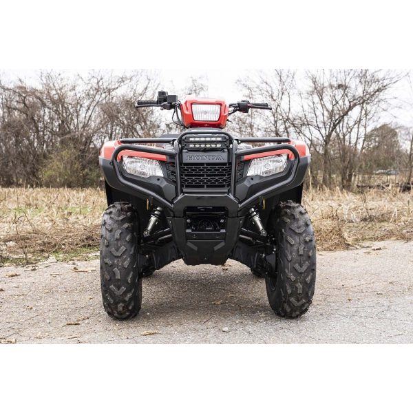 LED Light Kit - Bumper Mount - 6" Black Slimline Pair - Honda Foreman Rancher