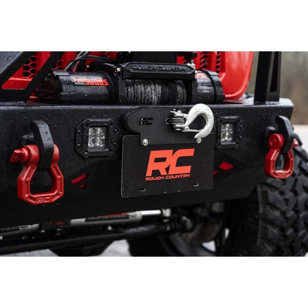 Rough Country License Plate Mnt - Hawse - Quick Release