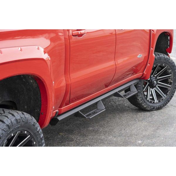 Rough Country AL2 Drop Steps - Crew Cab - Chevy GMC 1500 2500HD 3500HD (07-18)