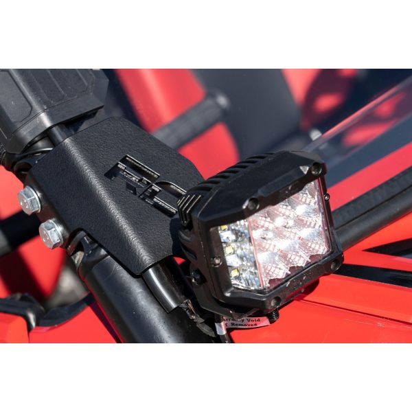 LED Light - Cage Mount - 2" Black Pair - Amber DRL - Honda Talon 1000