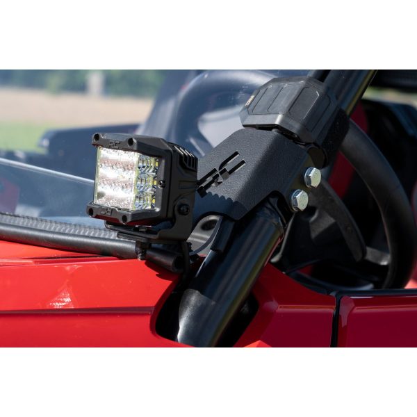 LED Light Kit - Cage Mount - 2" Black Pair - White DRL - Honda Talon (19-22)