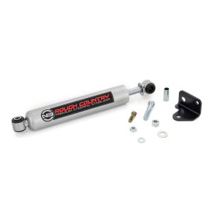 Rough Country N3 Steering Stabilizer - Relocation Bracket - Jeep Wrangler JK (07-18)