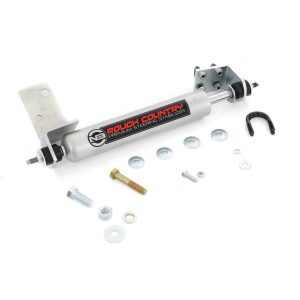 Rough Country N3 Steering Stabilizer - 0-3 Inch Lift - Chevy GMC 1500 Truck SUV Yukon (92-06)