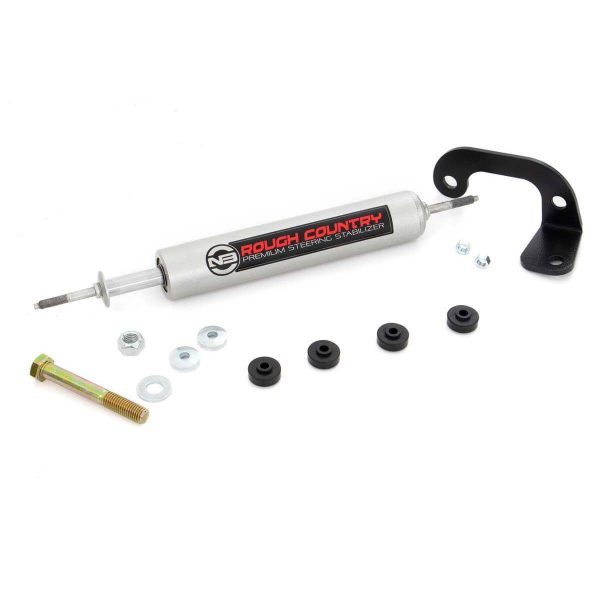 Rough Country N3 Steering Stabilizer - Chevy GMC C1500 K1500 Truck SUV 4WD (88-99)