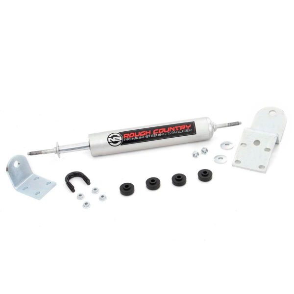 Rough Country N3 Steering Stabilizer - Chevy GMC C1500 K1500 Truck SUV 2WD (88-99)