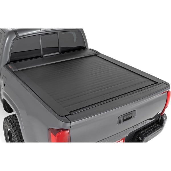 Rough Country Retractable Bed Cover - 5' Bed - Double Cab - Toyota Tacoma (16-23)