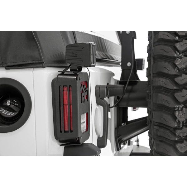 Rough Country Tail Light Cover - Mountain - Jeep Wrangler JK (2007-2018)