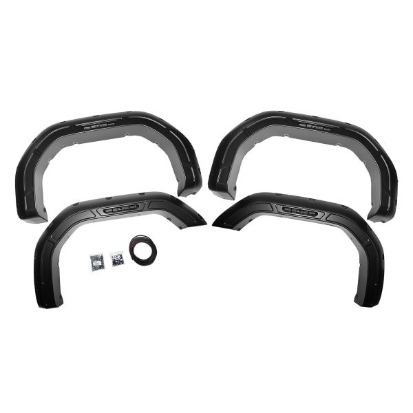 Defender Pocket Fender Flares - GB8 Ebony Twilight - GMC Sierra 2500 HD Sierra 3500 HD (20-23)