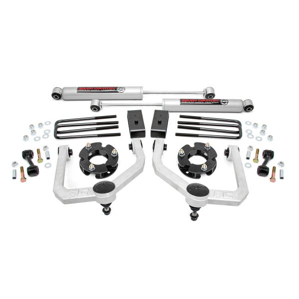 Rough Country 3 Inch Lift Kit - N3 Shocks - Nissan Titan 2WD 4WD (2004-2021)