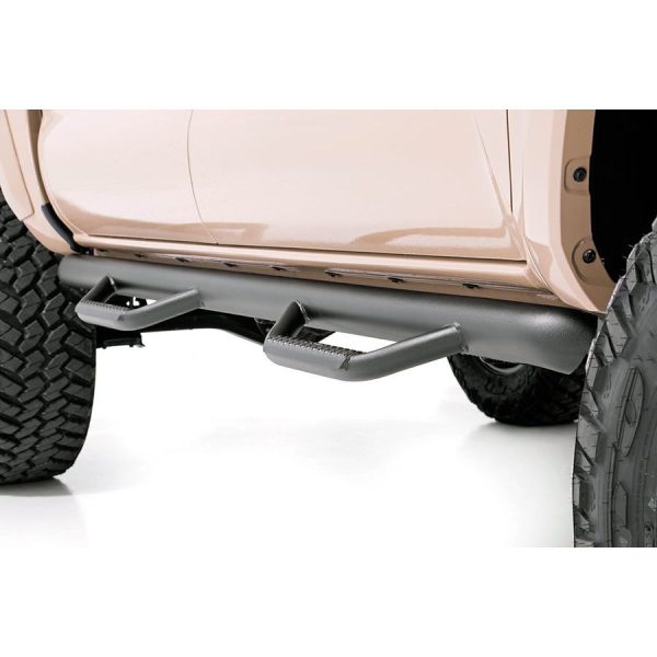 Rough Country Nerf Steps - Full Length - Crew - 5 Ft Bed - Toyota Tacoma (05-23)