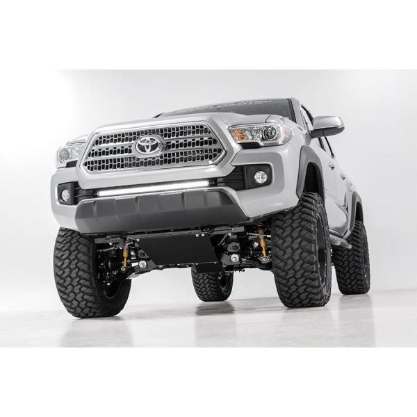 LED Light Kit - Lower Grille Mount - 30" Black Single Row - White DRL - Toyota Tacoma (16-23)