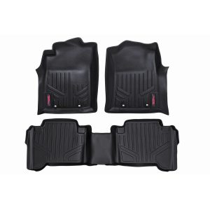 Rough Country Floor Mats - Front and Rear - Toyota Tacoma 2WD 4WD (2012-2015)