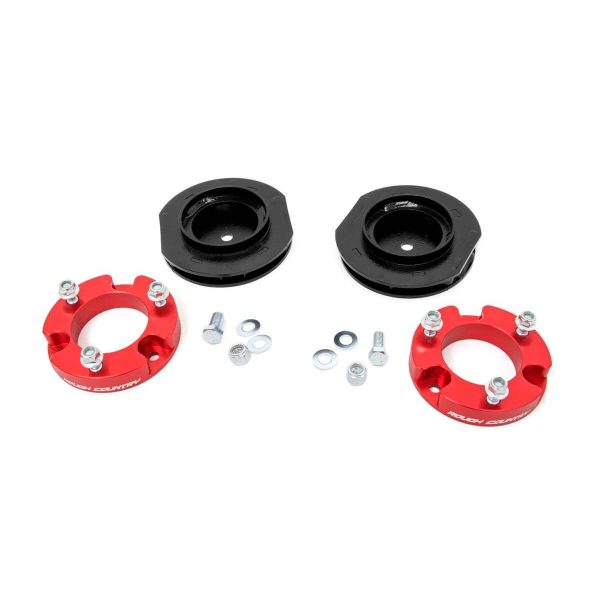 Rough Country 2 Inch Lift Kit - Red Spacers - Toyota 4Runner 4WD (2003-2009)