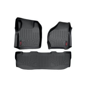 Rough Country Floor Mats - FR & RR - Crew Cab - Ford Super Duty 2WD 4WD (99-07)