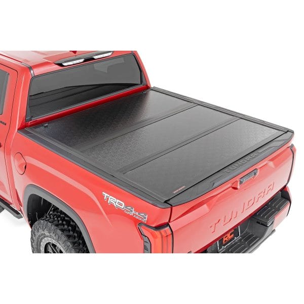 Rough Country Hard Low Profile Bed Cover - 5'7 in Bed - Cargo Mgmt - Toyota Tundra (22-23)