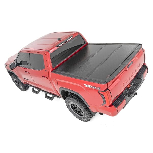 Rough Country Hard Low Profile Bed Cover - 5'7 in Bed - Cargo Mgmt - Toyota Tundra (22-23)