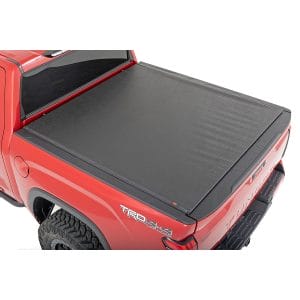 Rough Country Soft Roll Up Bed Cover w o Cargo Management - 5'7 in Bed - Toyota Tundra (22-23)