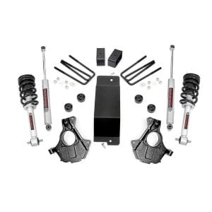 3.5 Inch Lift Kit - Alu Stamp Steel LCA - N3 Strut - Chevy GMC 1500 (14-18)