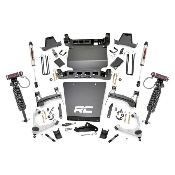 7 Inch Stamped Steel LCA Lift Kit - Forged UCA - Bracket - Vertex V2 Shks - Chevy GMC 1500 (16-18)