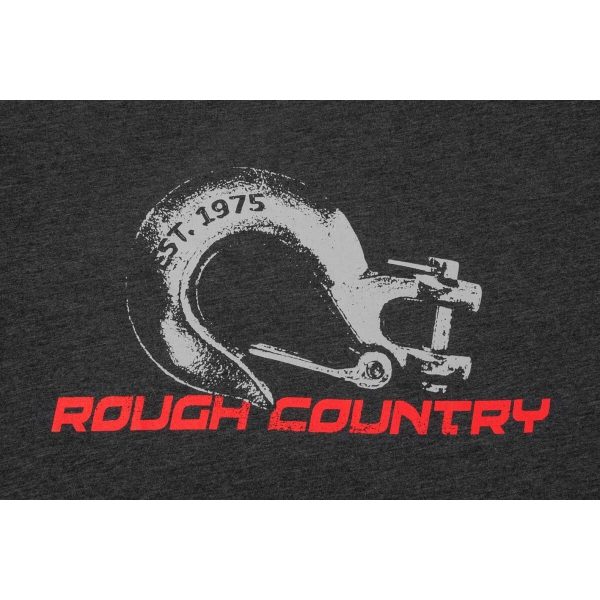 Rough Country T-Shirt - Winch Hook - Black - MD