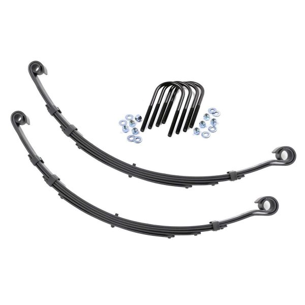 Front Leaf Springs - 4" Lift - Pair - Jeep CJ 7 4WD (1982-1986)