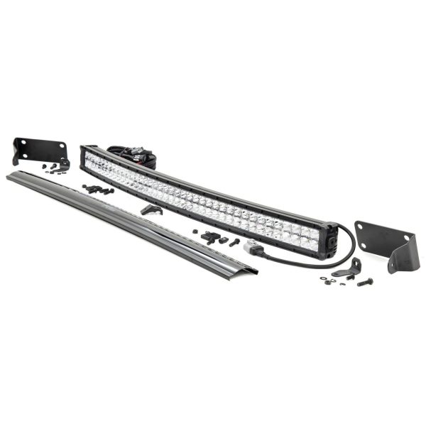 LED Light Kit - Bumper Mount - 40" Chrome Dual Row - Ram 2500 3500 (10-18)