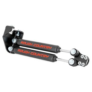 Rough Country Dual Steering Stabilizer - 4-6.5 Inch Lift - Jeep Wrangler YJ (87-95)