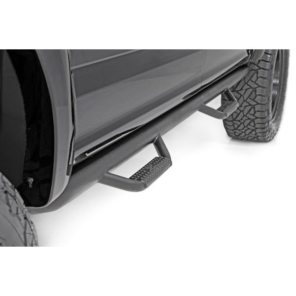 Rough Country Nerf Steps - Full Length - Crew - 5.5 Ft Bed - Ford F-150 (15-23) Super Duty (17-23)