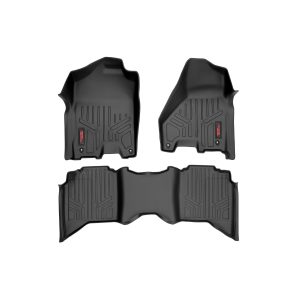 Rough Country Floor Mats - FR & RR - Crew Cab - Ram 1500 2WD 4WD (2012-2018 & Classic)